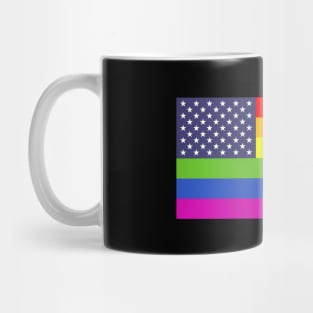 Stars and Stripes Pride Flag Mug